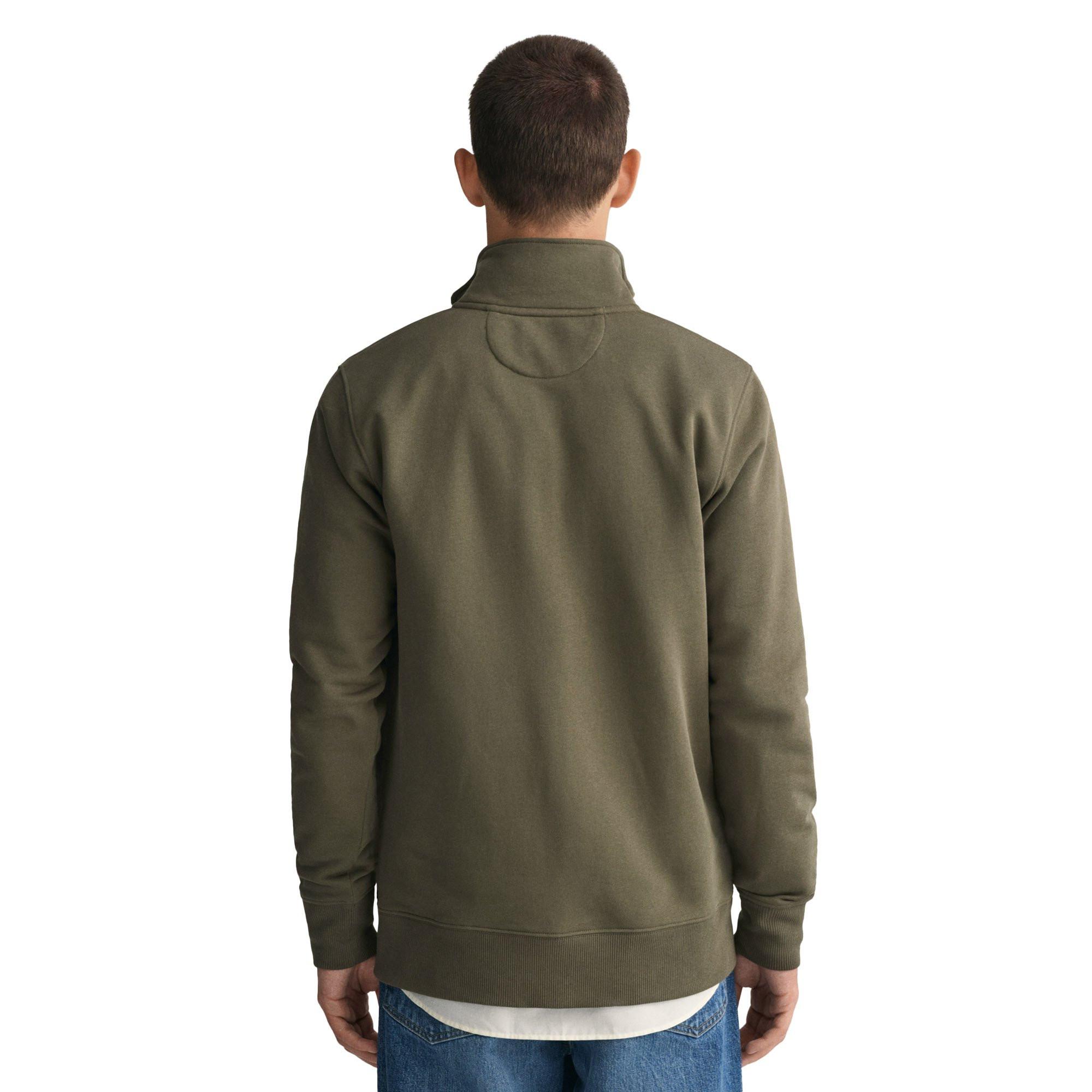 GANT Regular Shield Half Zip Sweatshirt  
