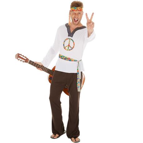 Tectake  Costume da uomo Hippie Jimmy 