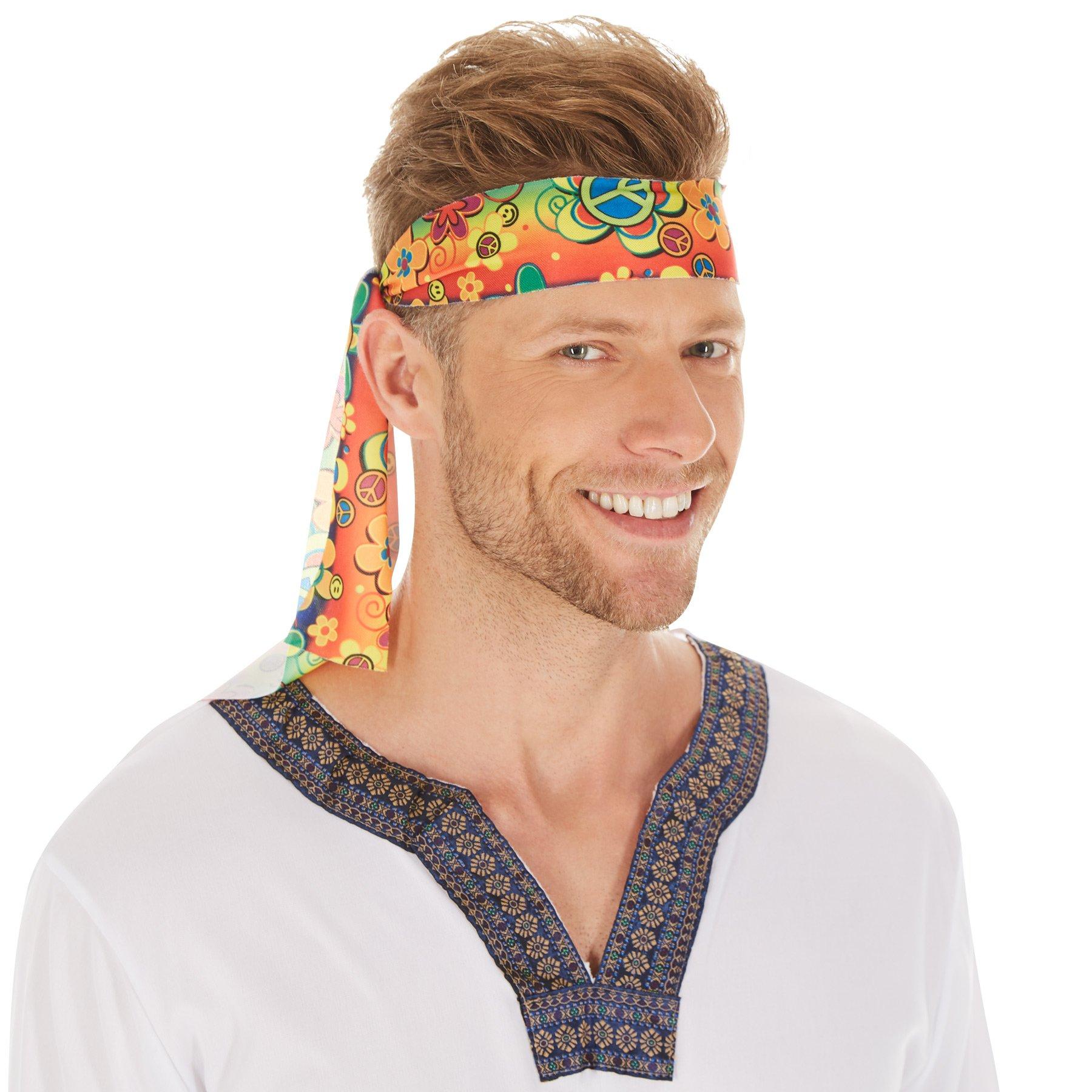 Tectake  Déguisement pour hommes Hippie Jimmy 