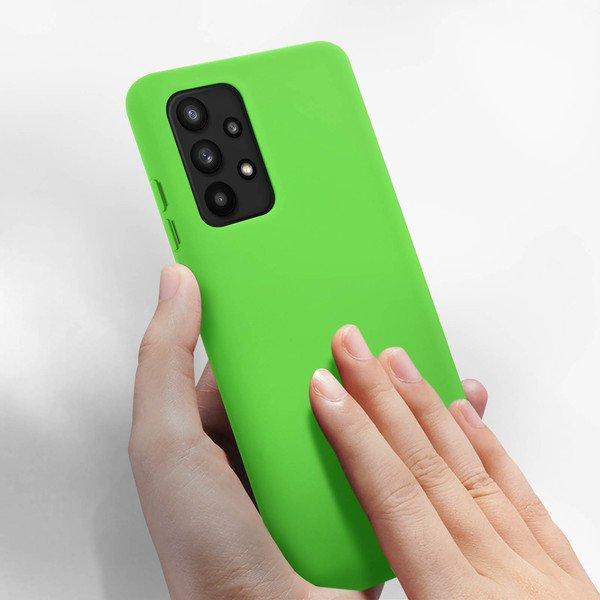 Avizar  Cover Galaxy A72 Soft Touch verde 