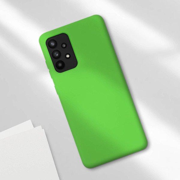 Avizar  Cover Galaxy A72 Soft Touch verde 