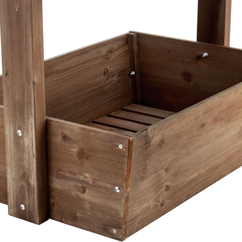 Tectake jardin vertical,Système vertical,Potager vertical FLORA 5 niveaux dont 4 avec fonction d’inclinaison  
