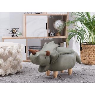 Beliani Hocker aus Polyester Modern TRICERATOPS  