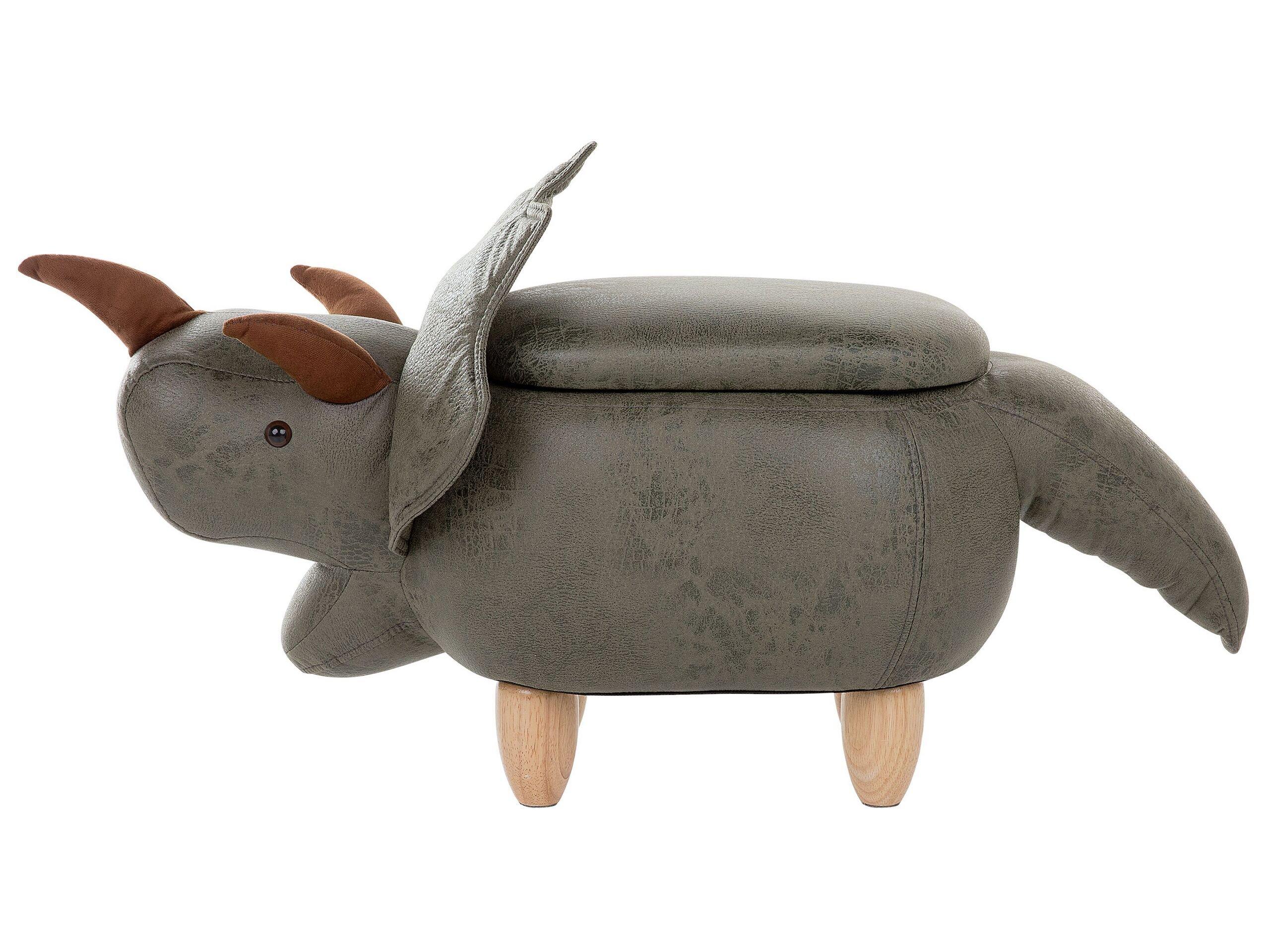 Beliani Hocker aus Polyester Modern TRICERATOPS  