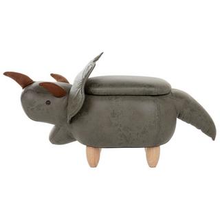 Beliani Hocker aus Polyester Modern TRICERATOPS  