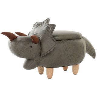 Beliani Hocker aus Polyester Modern TRICERATOPS  