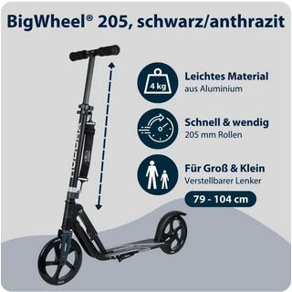 HUDORA  Scooter BigWheel Schwarz 