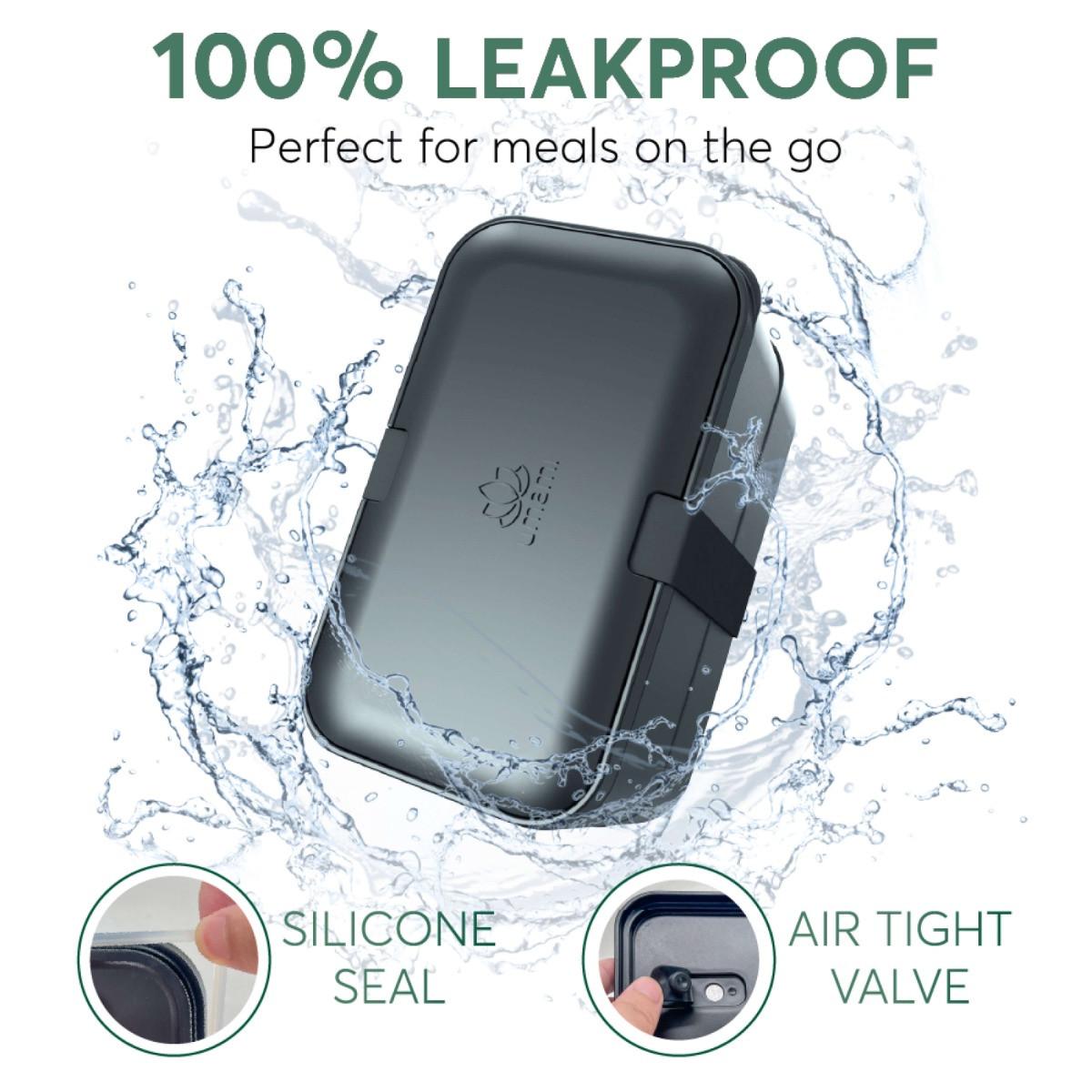 Umami Bento Box Nestable L Cherry Black  