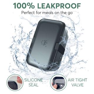 Umami Bento Box Nestable L Cherry Black  