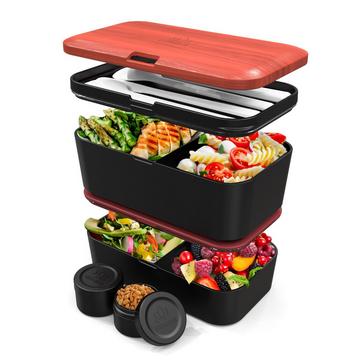 Bento Box Nestable L Cerise noire