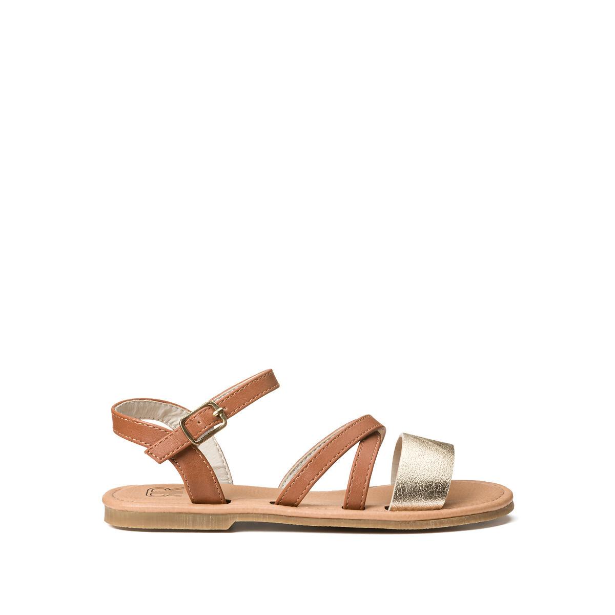 La Redoute Collections  Sandalen mit Riemen in zwei Farben 