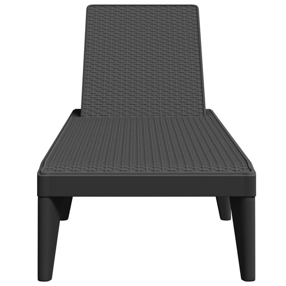 VidaXL Chaise longue polypropylène  