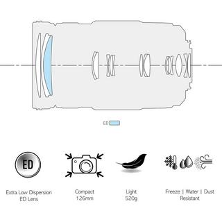 Panasonic  Panasonic Lumix G X Vario H-FSA100300E SLR Teleobiettivo zoom Nero 