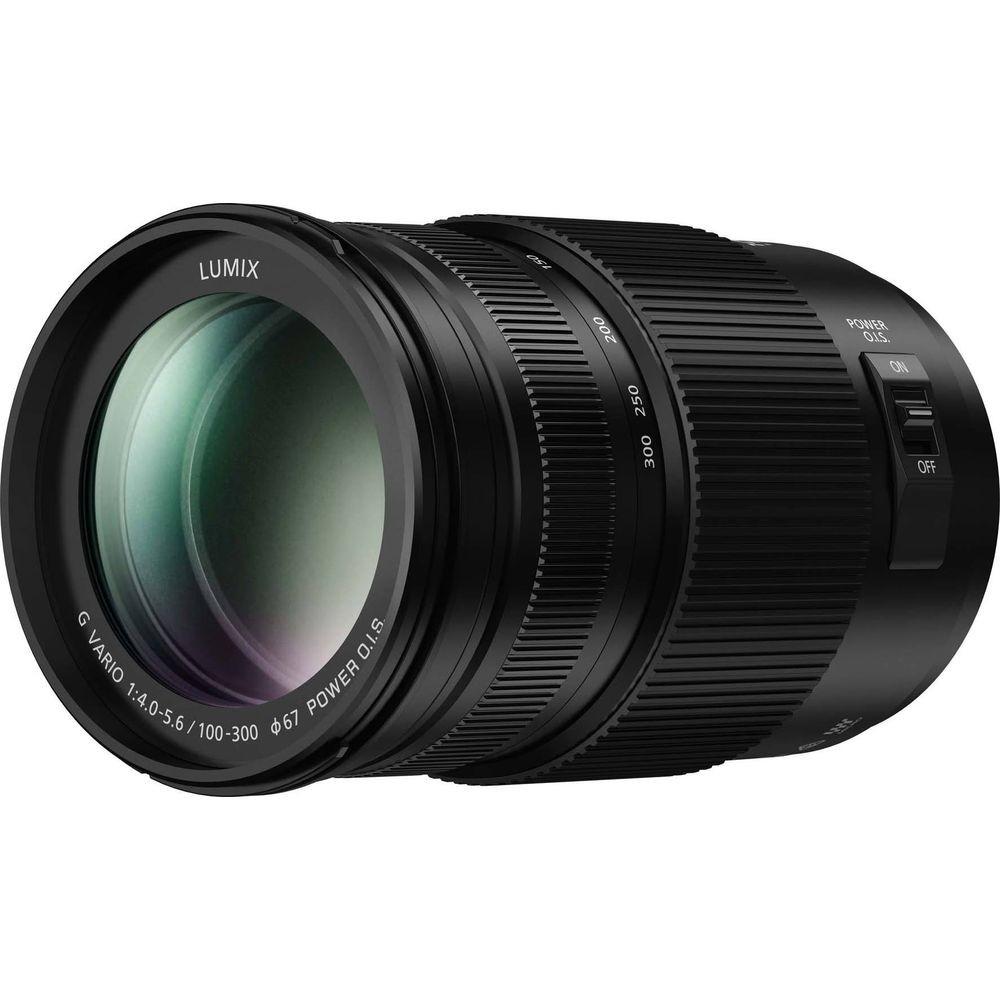 Panasonic  Objectif hybride  Lumix G Vario 100-300mm f/4.0-5.6 ASPH Power O.I.S noir 