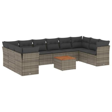 VidaXL Garten sofagarnitur poly-rattan  