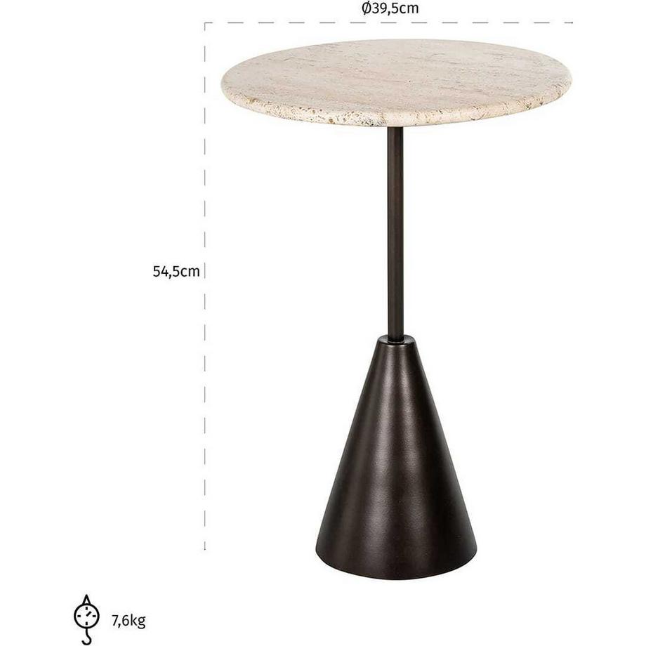 mutoni Table d&#039;appoint Avalon ronde 39  
