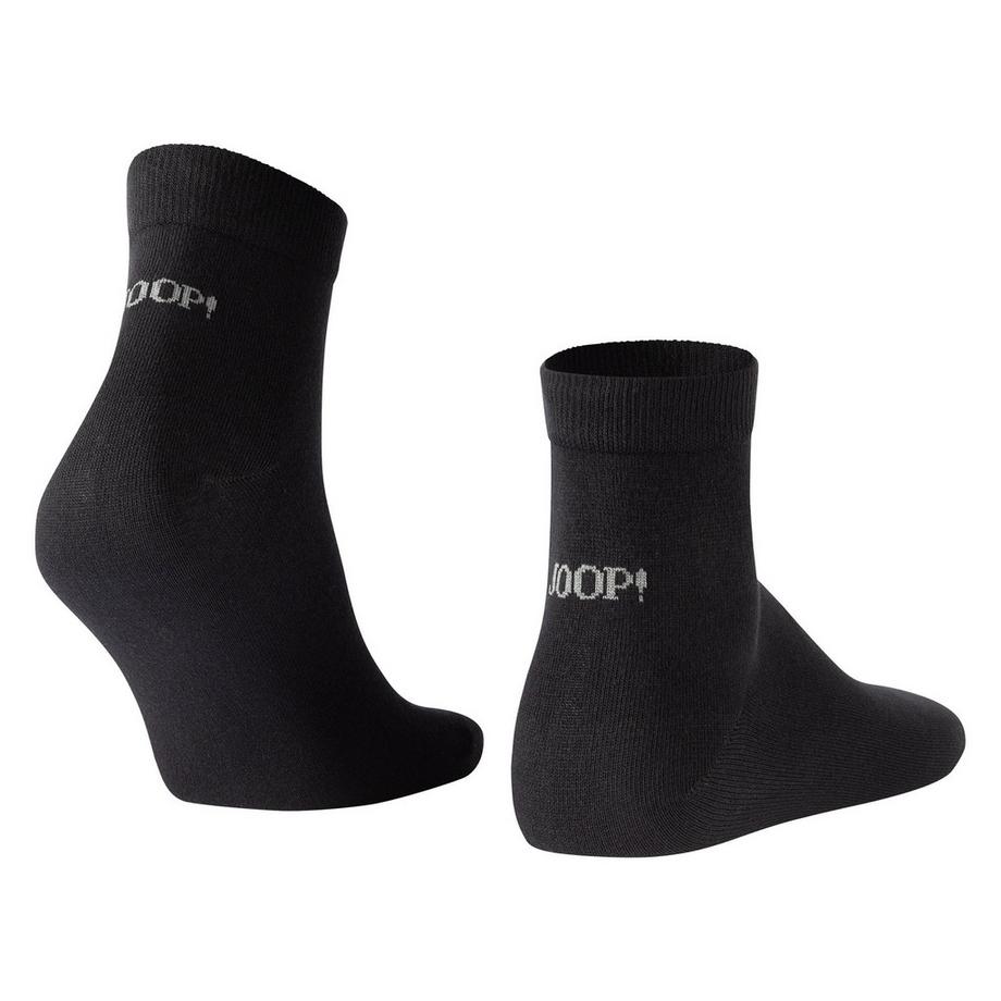 JOOP! Unisex Premium Essential Bio-Baumwolle Quarter Socken 2er Pack  