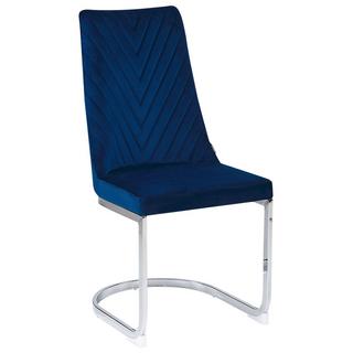 Beliani Lot de 2 chaises en Velours Moderne ALTOONA  