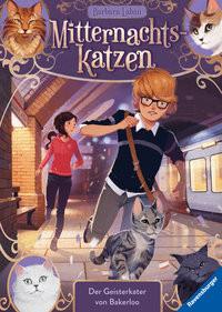 Mitternachtskatzen, Band 4: Der Geisterkater von Bakerloo (Katzenflüsterer-Fantasy in London für Kinder ab 9 Jahren) Laban, Barbara; Pélissier, Jérôme (Illustrationen); Pélissier, Jérôme (Umschlaggestaltung) Gebundene Ausgabe 