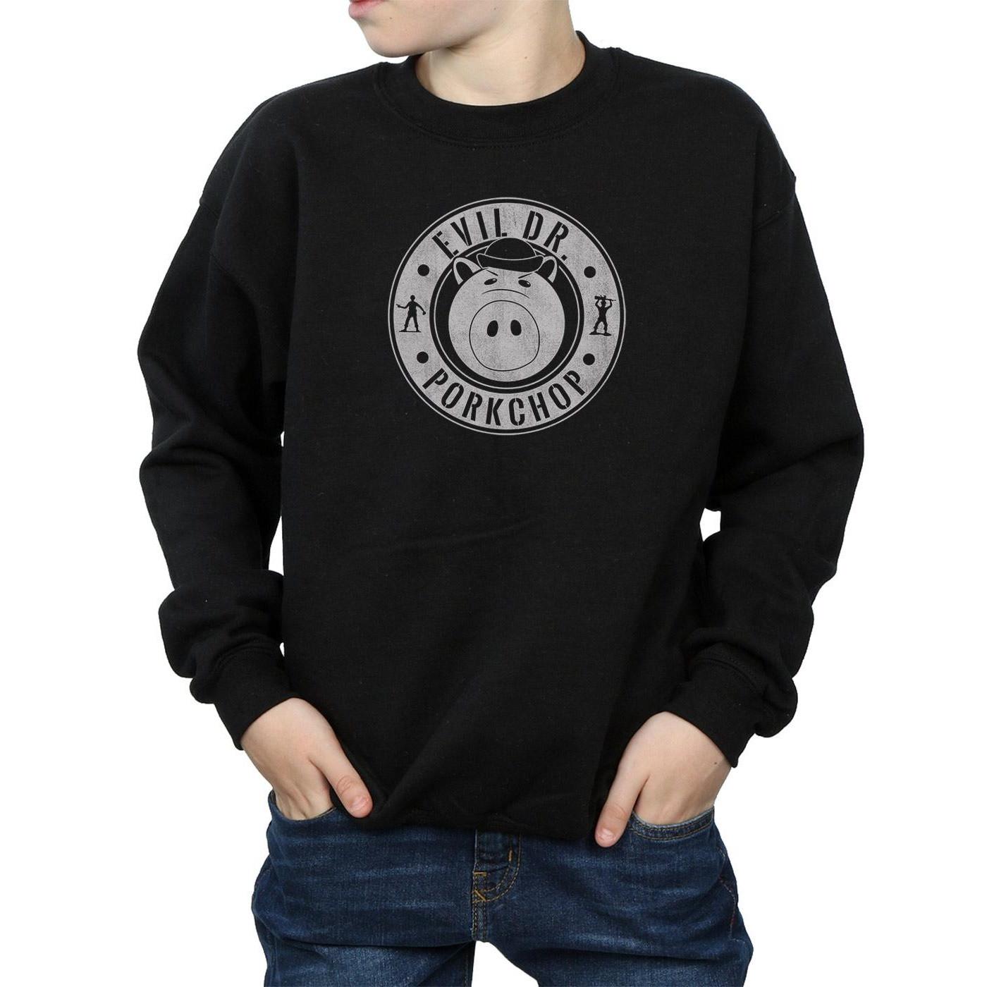 Disney  Toy Story Evil Dr Pork Chop Logo Sweatshirt 