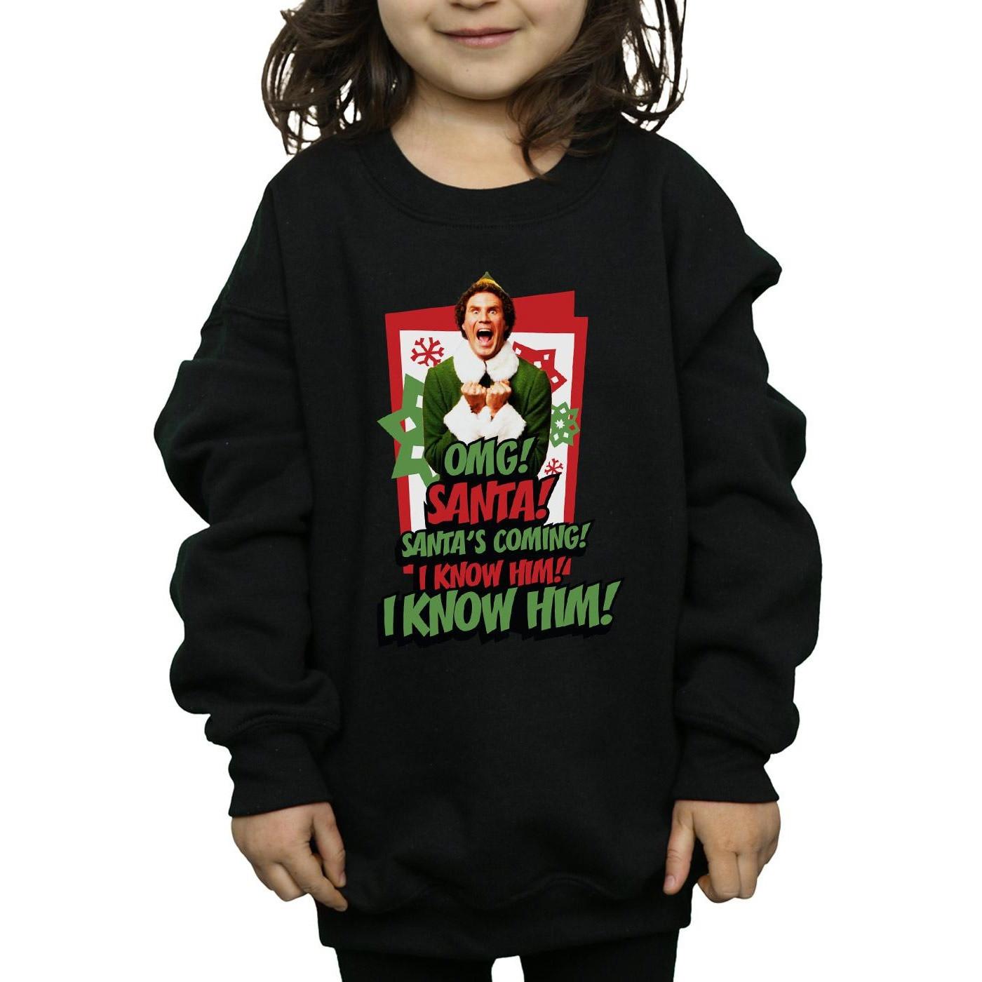 Elf  OMG Santa Sweatshirt 