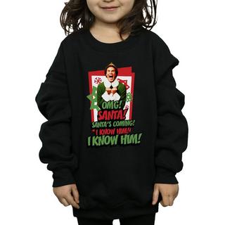 Elf  OMG Santa Sweatshirt 