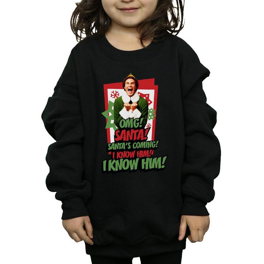 Elf  OMG Santa Sweatshirt 