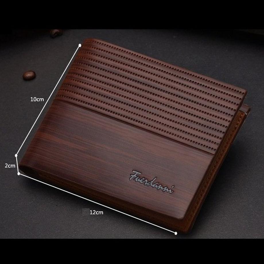 eStore  Luxus-Brieftasche - PU-Leder - Hellbraun 