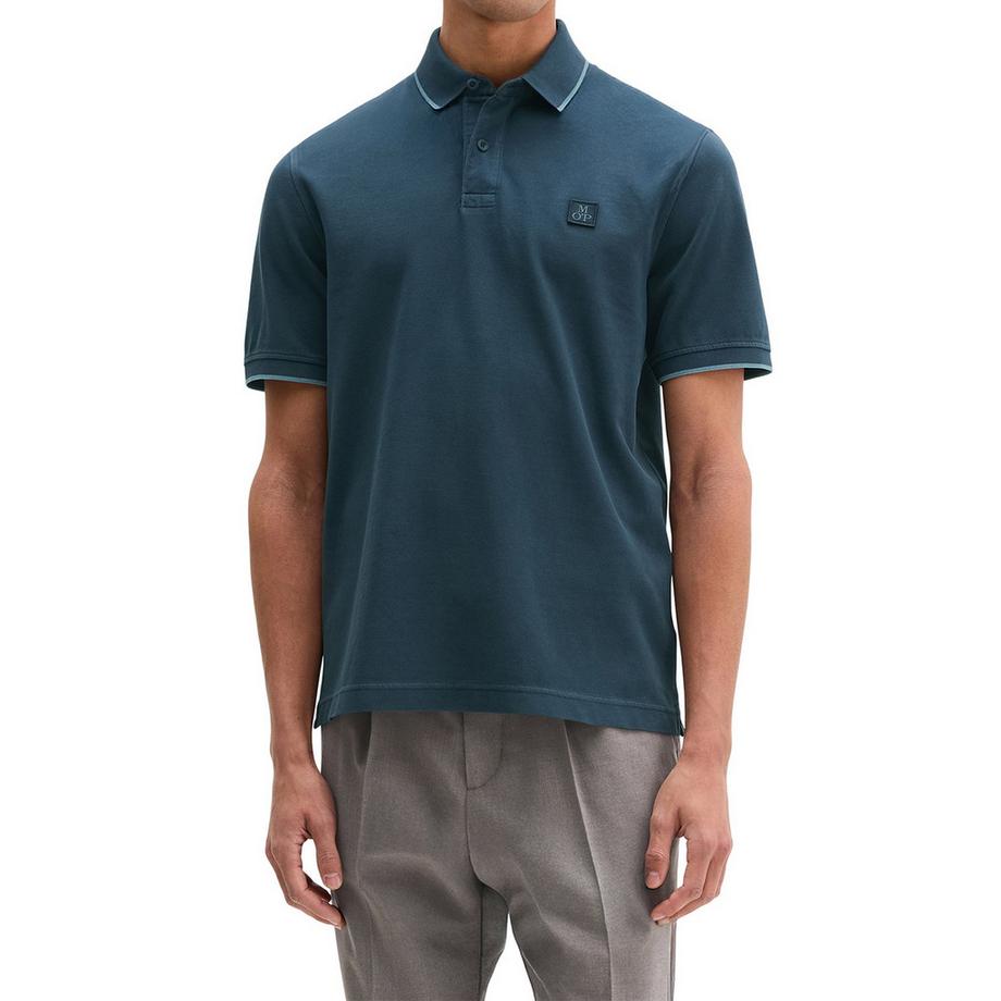 Marc O'Polo Polo Uomini Confezione da 1 Vestibilità confortevole-Poloshirt Shortsleeve  