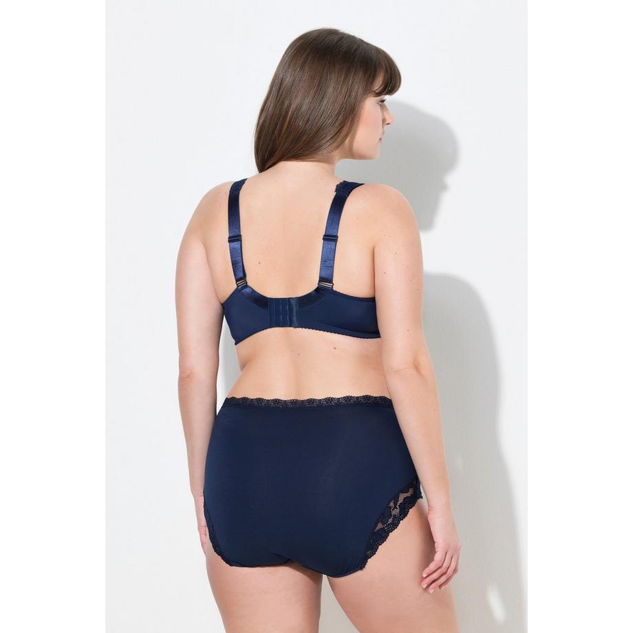 Ulla Popken Reggiseno con ferretto Pizzo Spalline Larghe  