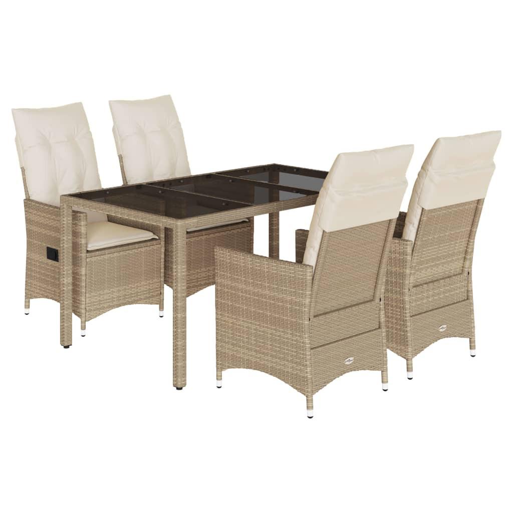 VidaXL Garten essgruppe poly-rattan  