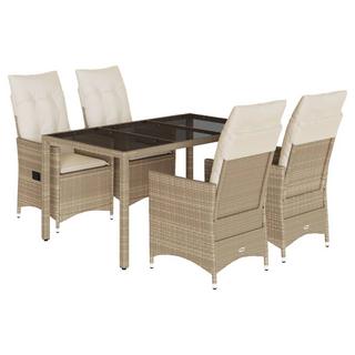 VidaXL set da pranzo da giardino Polirattan  