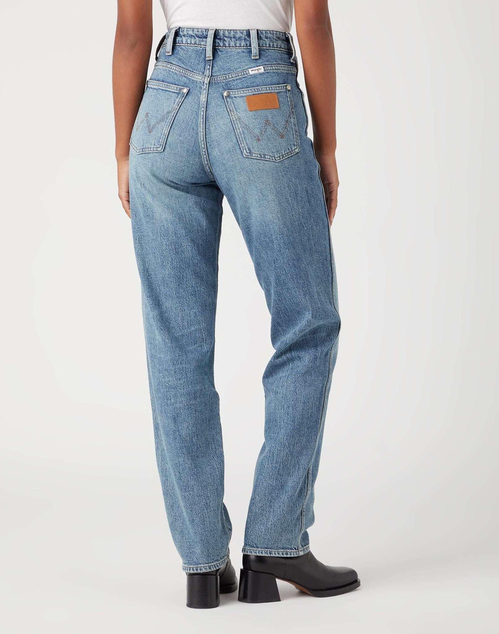 Wrangler  Jeans Straight Leg MOM STRAIGHT 