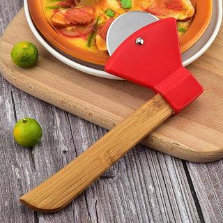 Northio Couteau à pizza intelligent - rouge - 18 cm  