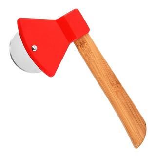 Northio Couteau à pizza intelligent - rouge - 18 cm  