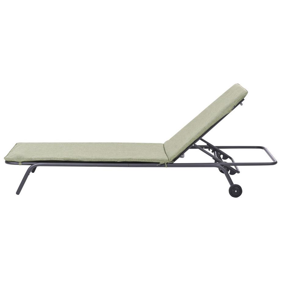 Beliani Sonnenliege aus Stahl  VOLTERRA  