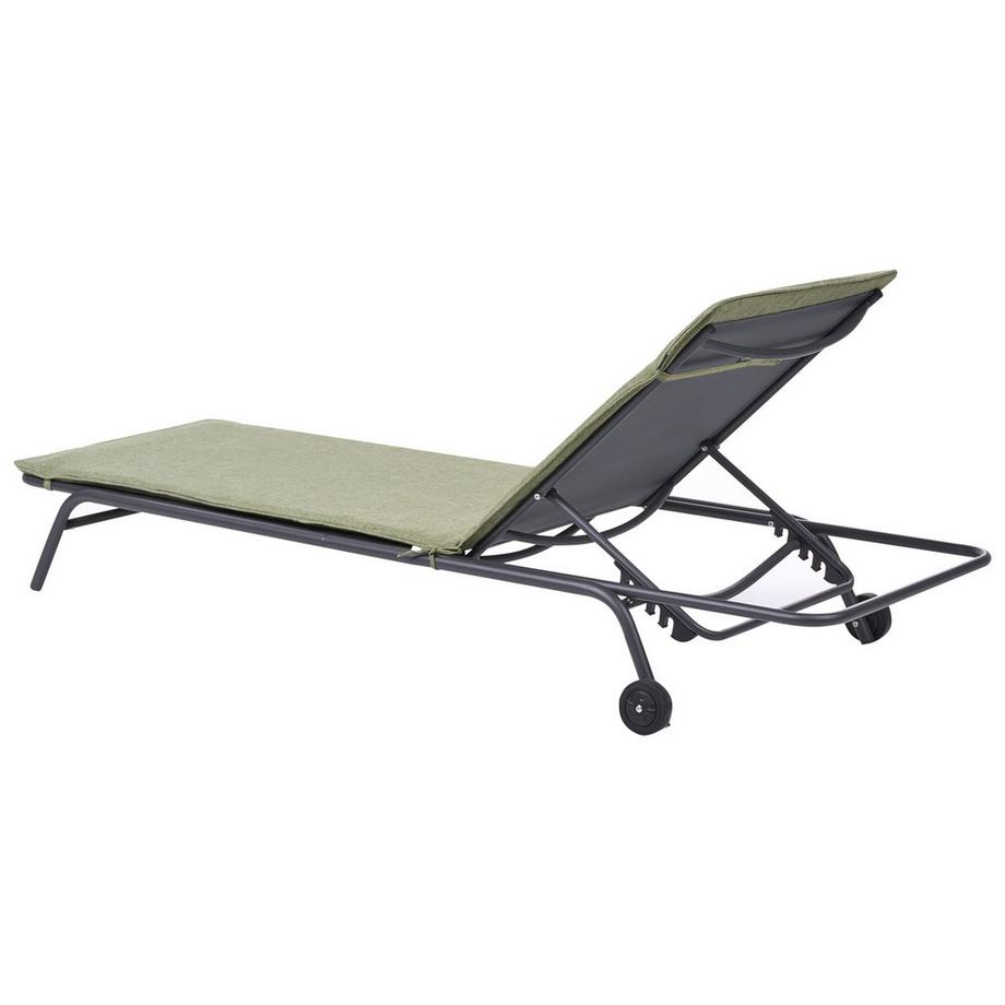 Beliani Sonnenliege aus Stahl  VOLTERRA  