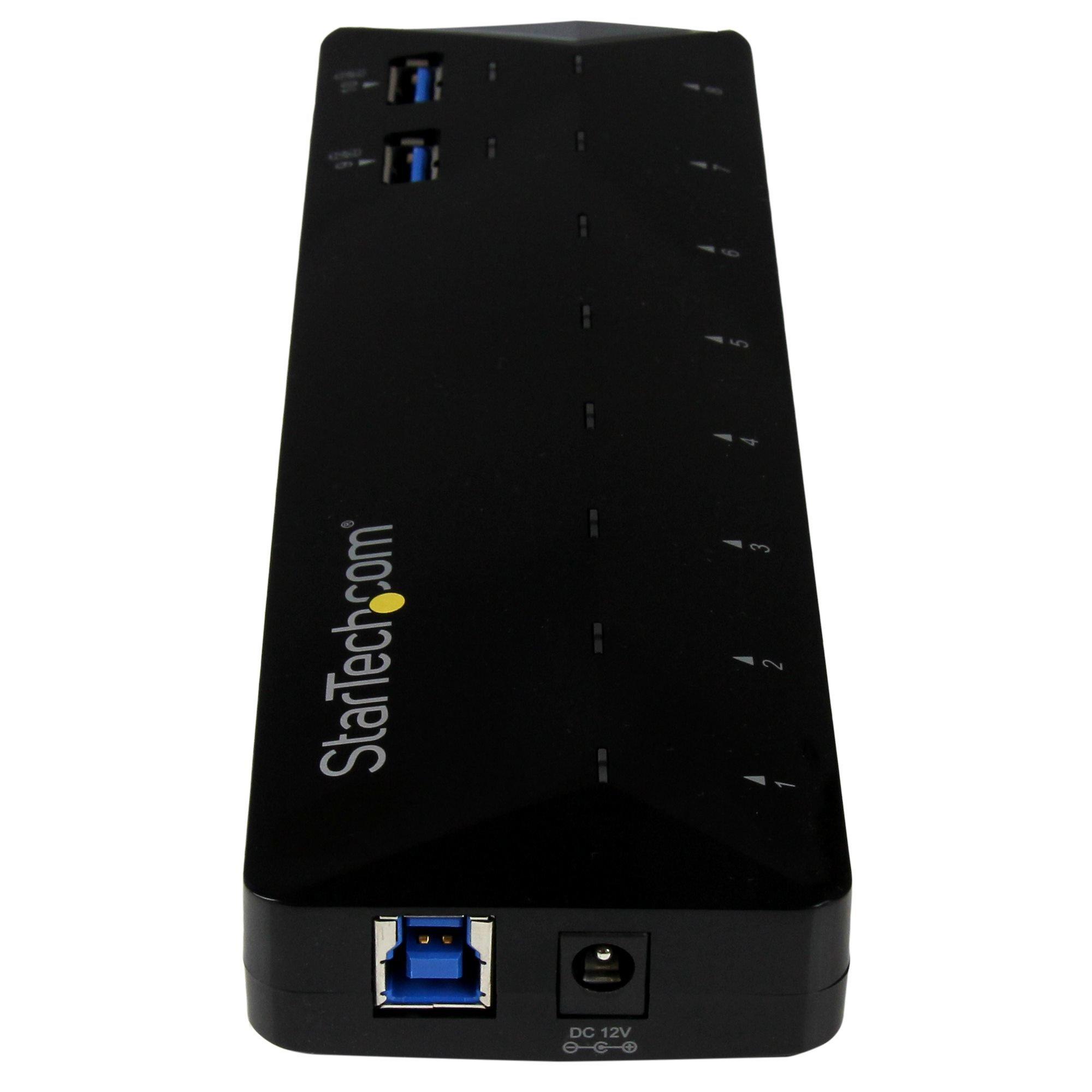 STARTECH  Hub USB 3.0 a 10 Porte di Ricarica e Sincronizzazione - 2 Porte x 1,5 Amp 