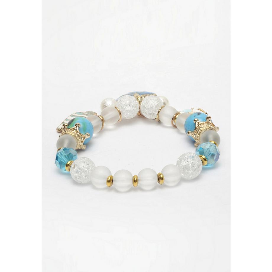 AVANT-GARDE PARIS  Bracciale Boho con Perline a Seme di Conchiglia 