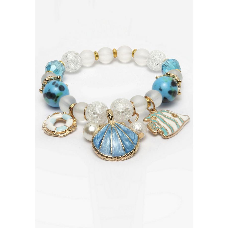 Bracciale Boho con Perline a Seme di Conchiglia