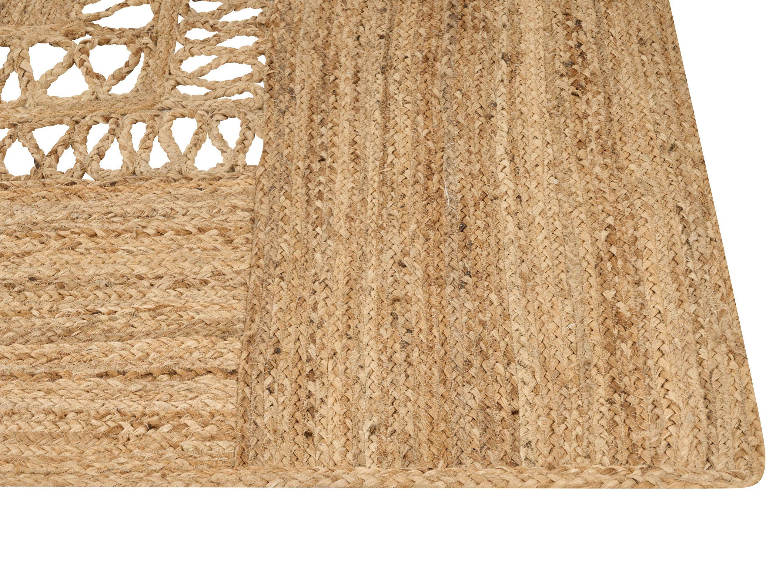 Beliani Teppich aus Jute Boho YENIKOY  