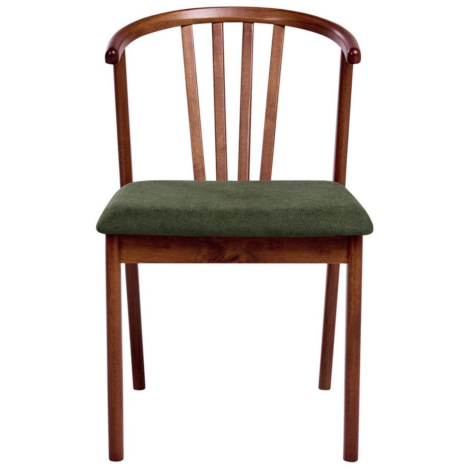 Beliani Lot de 2 chaises de salle à manger en Bois d'hévéa Rétro CRAIG  