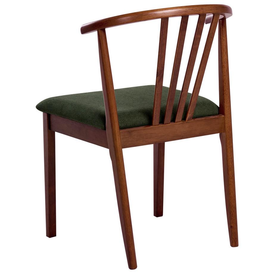 Beliani Lot de 2 chaises de salle à manger en Bois d'hévéa Rétro CRAIG  
