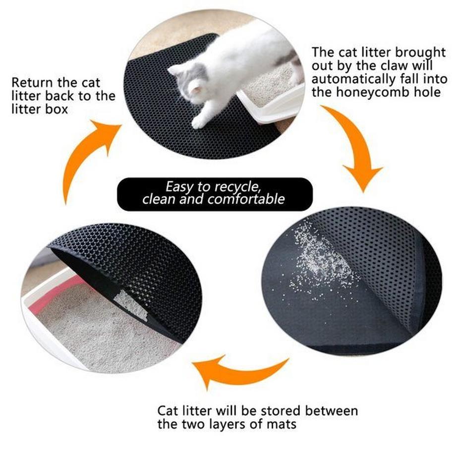 eStore Tappetino per lettiera per gatti  