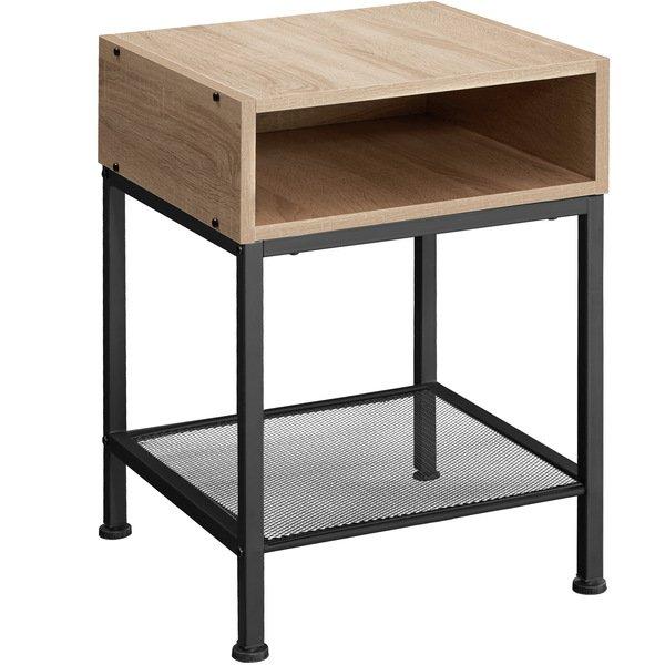 Tectake Table de chevet HARLOW 40,5x40,5x59cm  