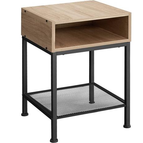 Tectake Table de chevet HARLOW 40,5x40,5x59cm  