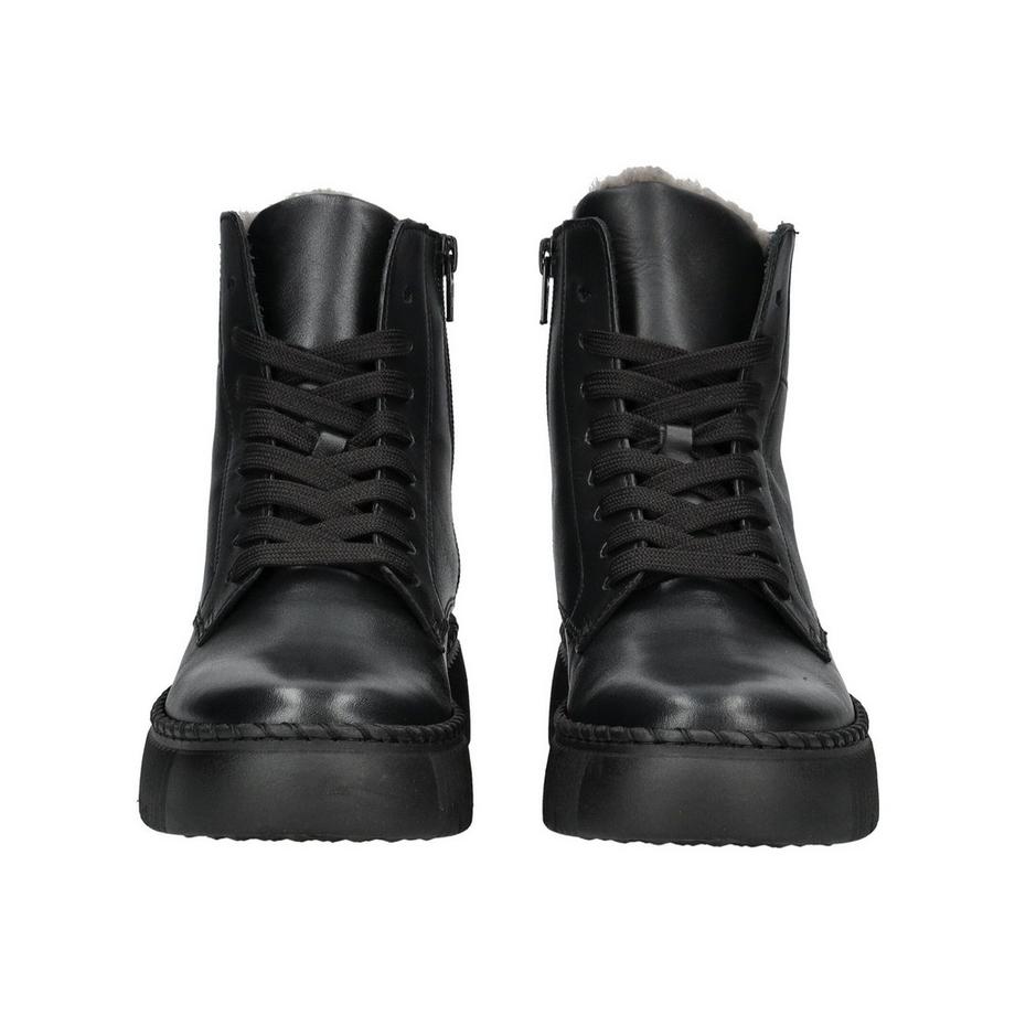 Gabor Bottines à lacets avec doublure en fausse fourrure  