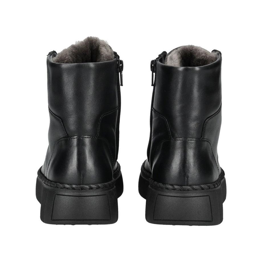 Gabor Bottines à lacets avec doublure en fausse fourrure  