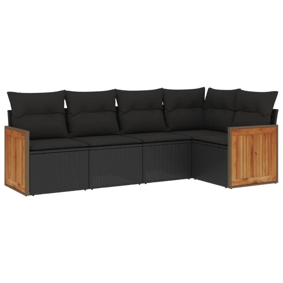 set divano da giardino Polirattan