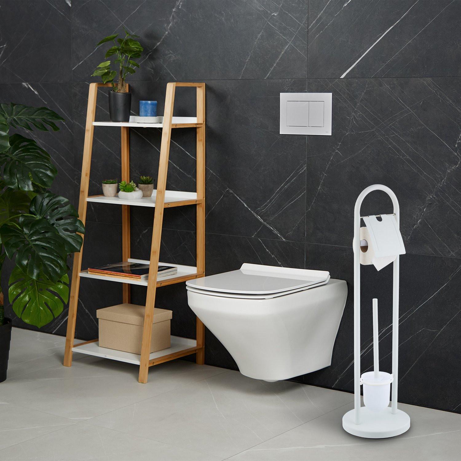 Northix Ensemble de toilette en acier inoxydable  